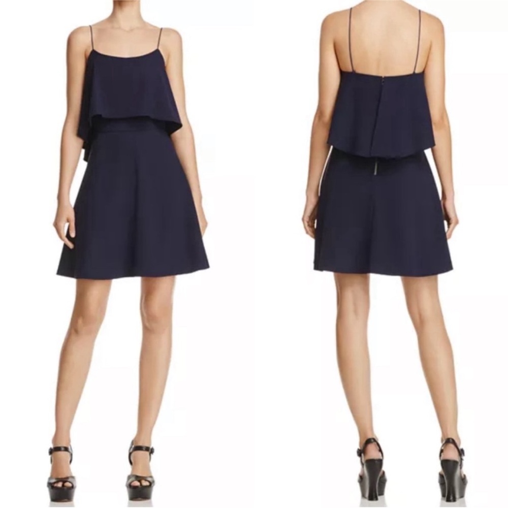 Alice + Olivia Midnight Blue Mini Dress